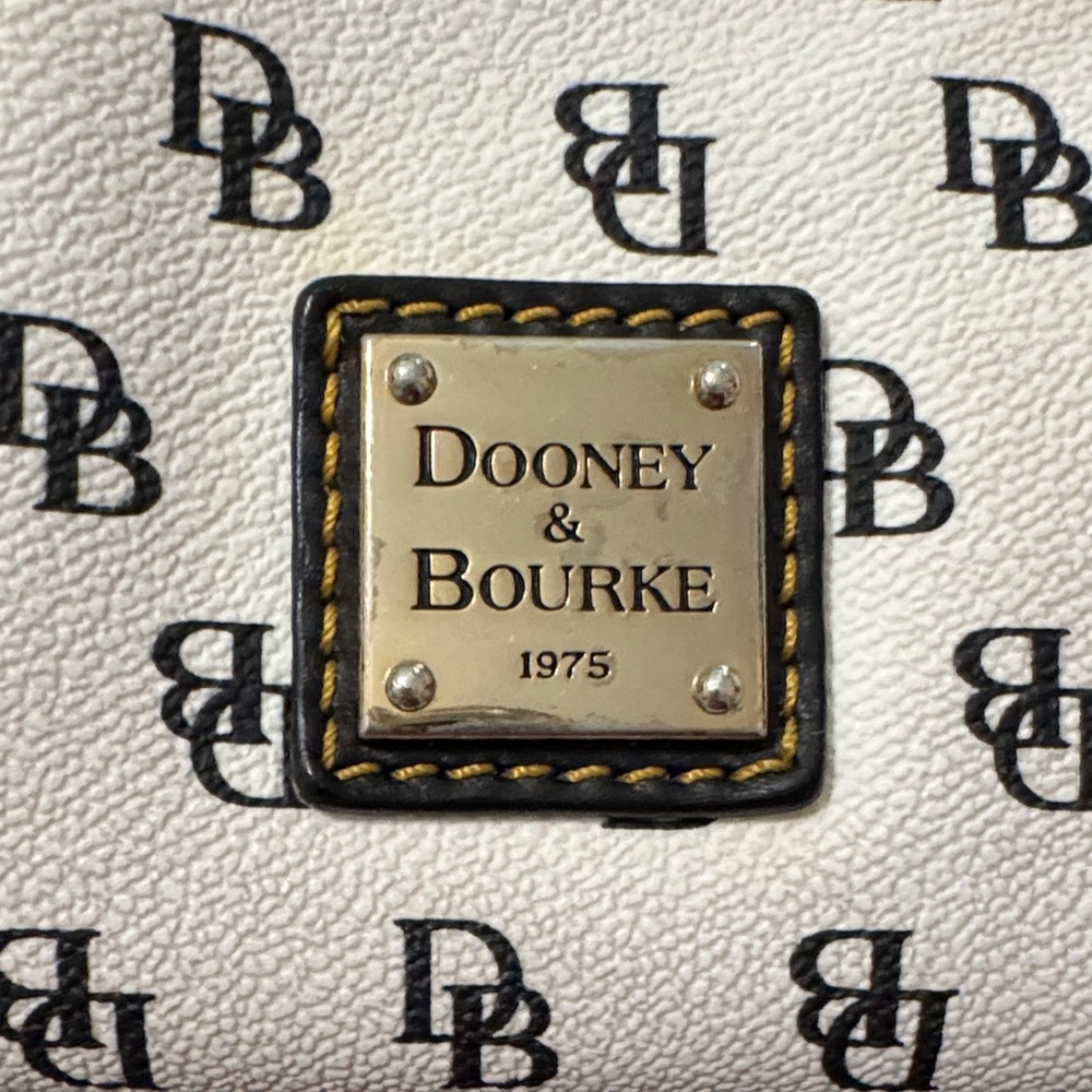 Dooney & Bourke Black and White Monogram Bag